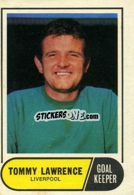 Sticker Tom Lawrence - Footballers 1969-1970
 n. 117b - A&BC
