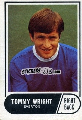 Sticker Tommy Wright - Footballers 1969-1970
 n. 33 - A&BC