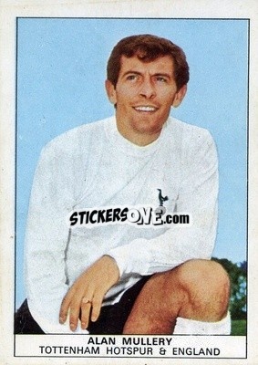 Sticker Alan Mullery - Footballers 1969-1970
 n. 8 - Nabisco
