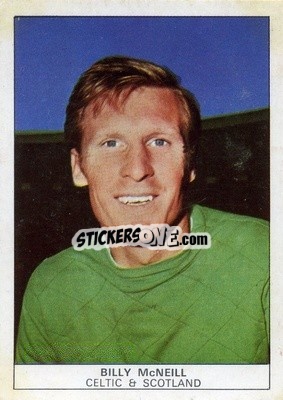 Sticker Billy McNeill - Footballers 1969-1970
 n. 13 - Nabisco
