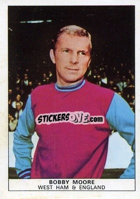 Cromo Bobby Moore - Footballers 1969-1970
 - Nabisco
