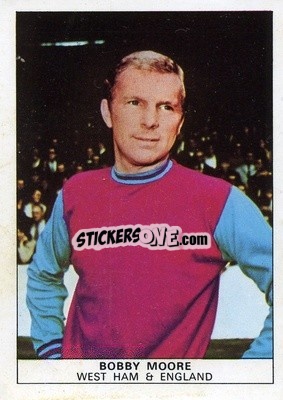 Sticker Bobby Moore - Footballers 1969-1970
 n. 3 - Nabisco
