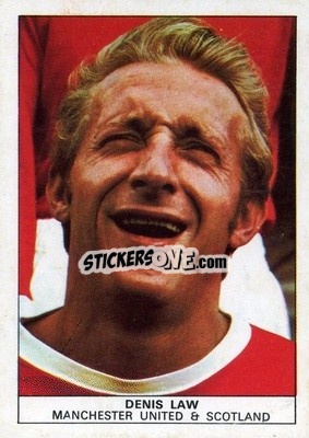 Sticker Denis Law - Footballers 1969-1970
 n. 5 - Nabisco
