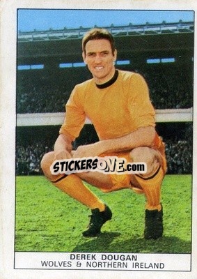 Sticker Derek Dougan - Footballers 1969-1970
 n. 10 - Nabisco
