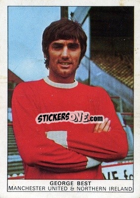 Sticker George Best - Footballers 1969-1970
 n. 1 - Nabisco
