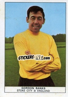 Sticker Gordon Banks - Footballers 1969-1970
 n. 4 - Nabisco
