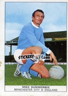 Sticker Mike Summerbee - Footballers 1969-1970
 n. 15 - Nabisco
