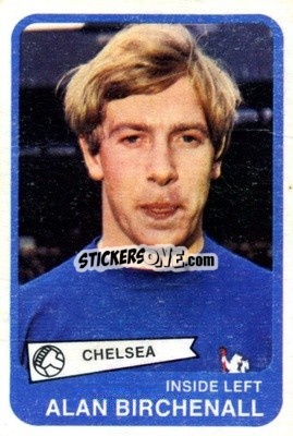 Sticker Alan Birchenall - Footballers 1968-1969
 n. 67 - A&BC