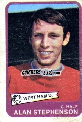 Sticker Alan Stephenson - Footballers 1968-1969
 - A&BC