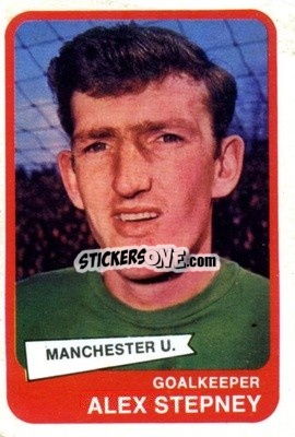 Sticker Alex Stepney - Footballers 1968-1969
 n. 40 - A&BC
