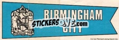 Sticker Birmingham City - Footballers 1968-1969
 - A&BC