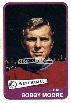 Sticker Bobby Moore - Footballers 1968-1969
 n. 49 - A&BC