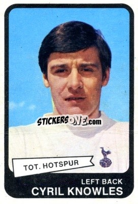 Sticker Cyril Knowles - Footballers 1968-1969
 n. 96 - A&BC