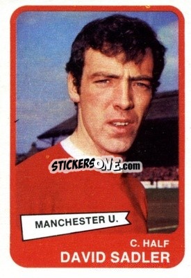 Sticker David Sadler - Footballers 1968-1969
 - A&BC