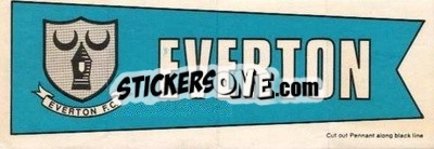 Sticker Everton - Footballers 1968-1969
 n. P8 - A&BC