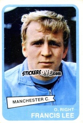 Sticker Francis Lee - Footballers 1968-1969
 n. 79 - A&BC