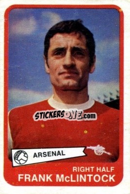 Sticker Frank McLintock - Footballers 1968-1969
 n. 10 - A&BC