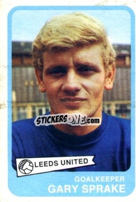 Sticker Gareth Sprake - Footballers 1968-1969
 n. 72 - A&BC