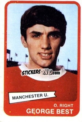 Sticker George Best - Footballers 1968-1969
 - A&BC
