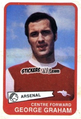 Sticker George Graham - Footballers 1968-1969
 n. 43 - A&BC