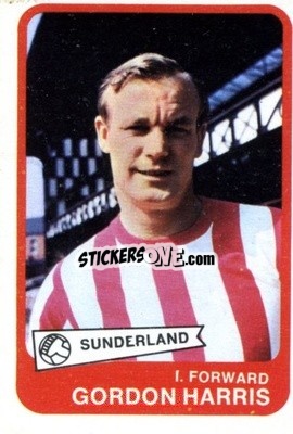 Sticker Gordon Harris - Footballers 1968-1969
 n. 33 - A&BC