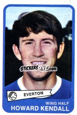Sticker Howard Kendall - Footballers 1968-1969
 - A&BC