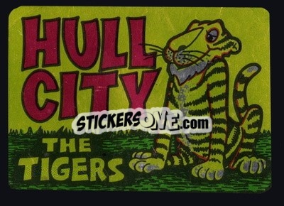 Sticker Hull City - The Tigers - Footballers 1968-1969
 n. E3 - A&BC