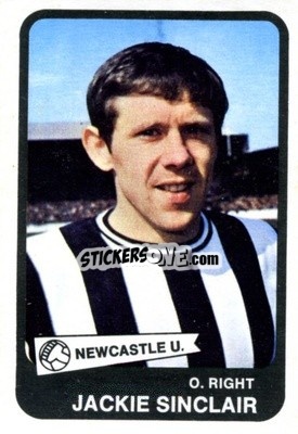 Sticker Jackie Sinclair - Footballers 1968-1969
 - A&BC