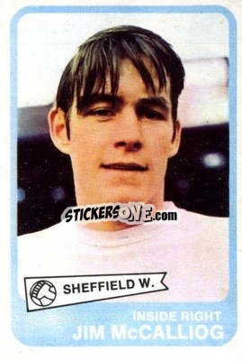 Sticker Jim McCalliog - Footballers 1968-1969
 n. 54 - A&BC
