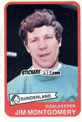 Sticker Jim Montgomery - Footballers 1968-1969
 n. 58 - A&BC