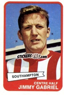 Sticker Jimmy Gabriel - Footballers 1968-1969
 n. 32 - A&BC