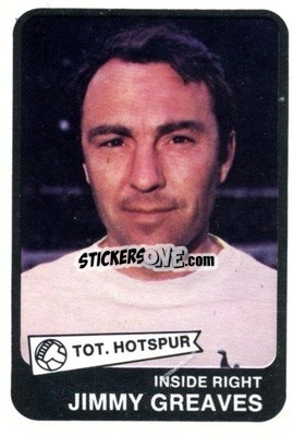 Sticker Jimmy Greaves - Footballers 1968-1969
 n. 66 - A&BC