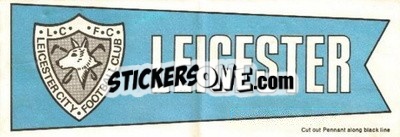 Sticker Leicester City - Footballers 1968-1969
 n. P11 - A&BC