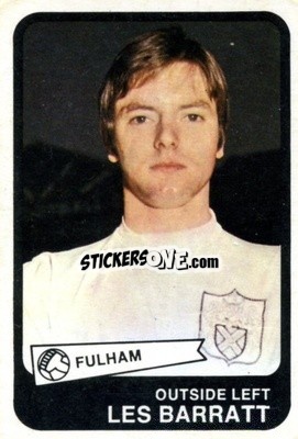 Sticker Les Barrett - Footballers 1968-1969
 - A&BC