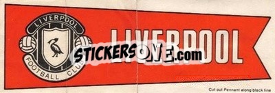 Sticker Liverpool - Footballers 1968-1969
 n. P12 - A&BC