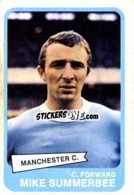 Cromo Mike Summerbee - Footballers 1968-1969
 n. 19 - A&BC