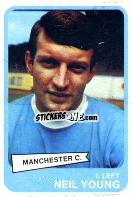 Cromo Neil Young - Footballers 1968-1969
 n. 65 - A&BC