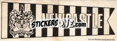 Sticker Newcastle United - Footballers 1968-1969
 n. P15 - A&BC