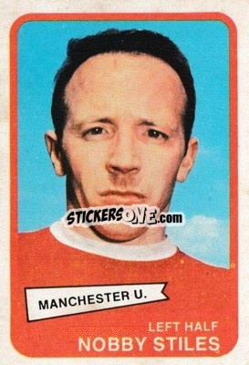 Sticker Nobby Stiles - Footballers 1968-1969
 - A&BC