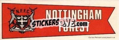 Sticker Nottingham Forest - Footballers 1968-1969
 - A&BC