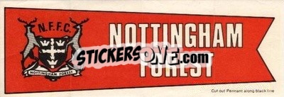 Sticker Nottingham Forest - Footballers 1968-1969
 n. P16 - A&BC