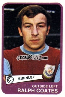 Sticker Ralph Coates - Footballers 1968-1969
 n. 69 - A&BC