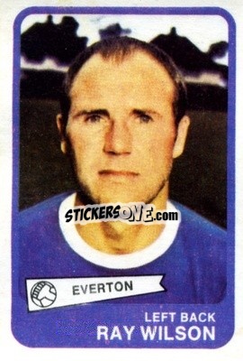 Sticker Ray Wilson - Footballers 1968-1969
 n. 28 - A&BC