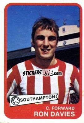 Sticker Ron Davies - Footballers 1968-1969
 n. 6 - A&BC