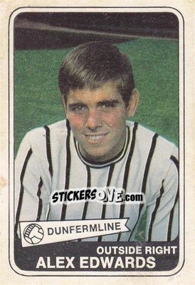 Sticker Alex Edwards  - Scottish Footballers 1968-1969
 n. 21c - A&BC