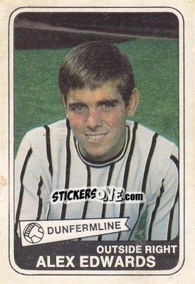 Sticker Alex Edwards  - Scottish Footballers 1968-1969
 n. 21d - A&BC
