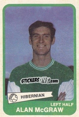 Sticker Allan McGraw  - Scottish Footballers 1968-1969
 - A&BC