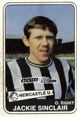 Sticker Jackie Sinclair  - Scottish Footballers 1968-1969
 - A&BC