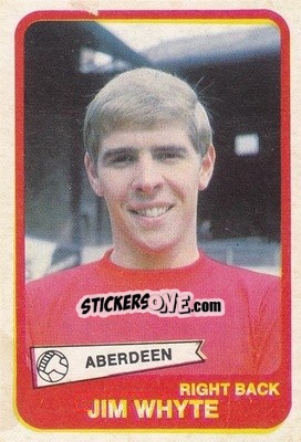 Cromo Jim Whyte  - Scottish Footballers 1968-1969
 n. 44a - A&BC
