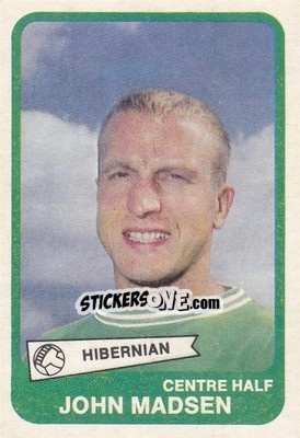 Sticker John Madsen  - Scottish Footballers 1968-1969
 n. 35c - A&BC
